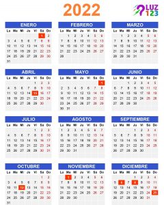 Días Feriadas 2022